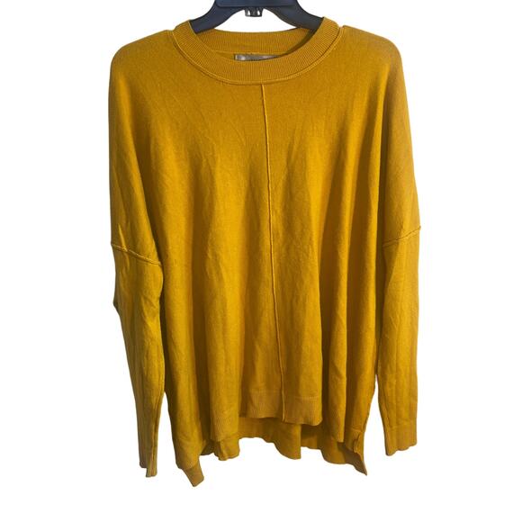 Jolie Womens Large Soft Cashmere Blend Sweater Mustard Yellow - Picture 1 of 5